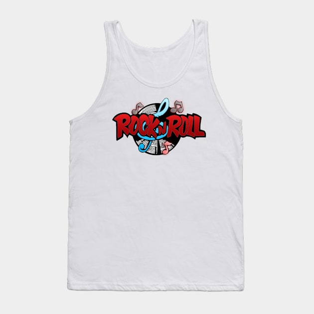 Rock n Roll Tank Top by nikovega21